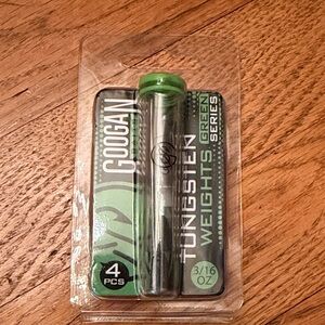 NEW Googan Tungsten Weights Green Series